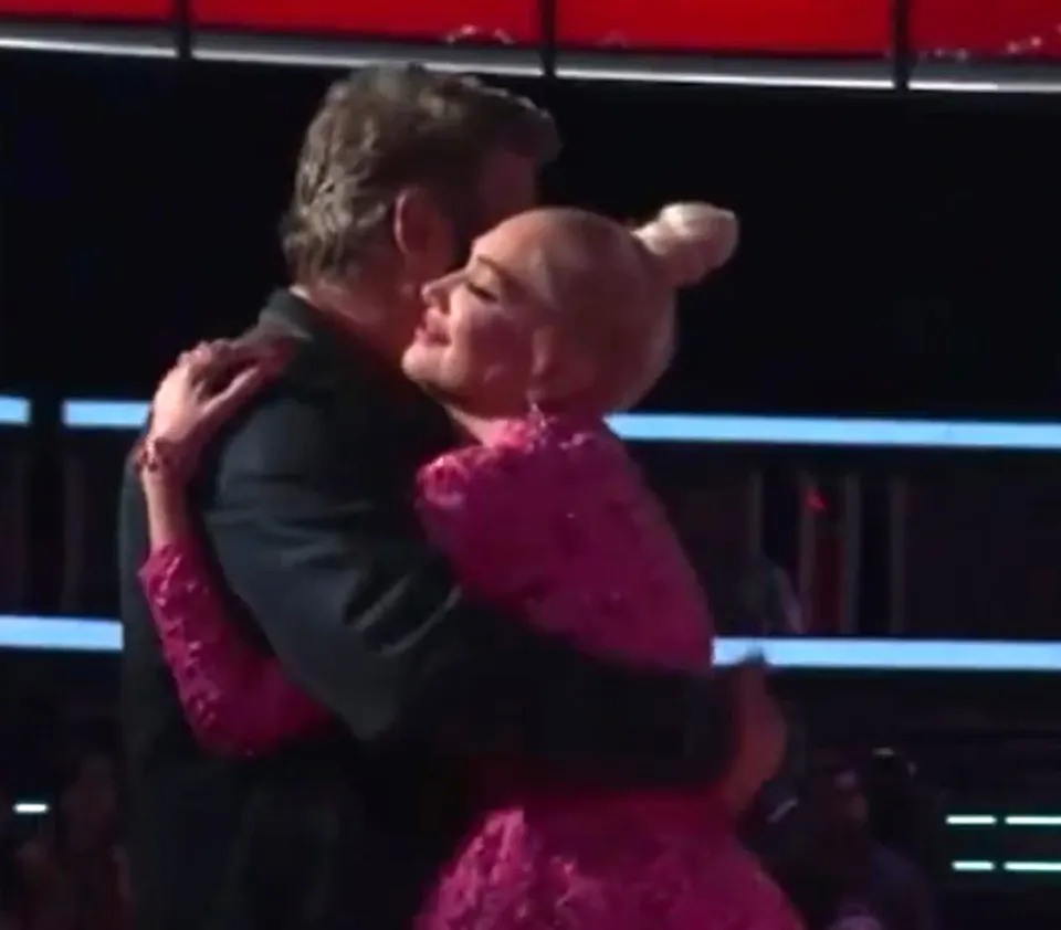 Blake Shelton getting emotional