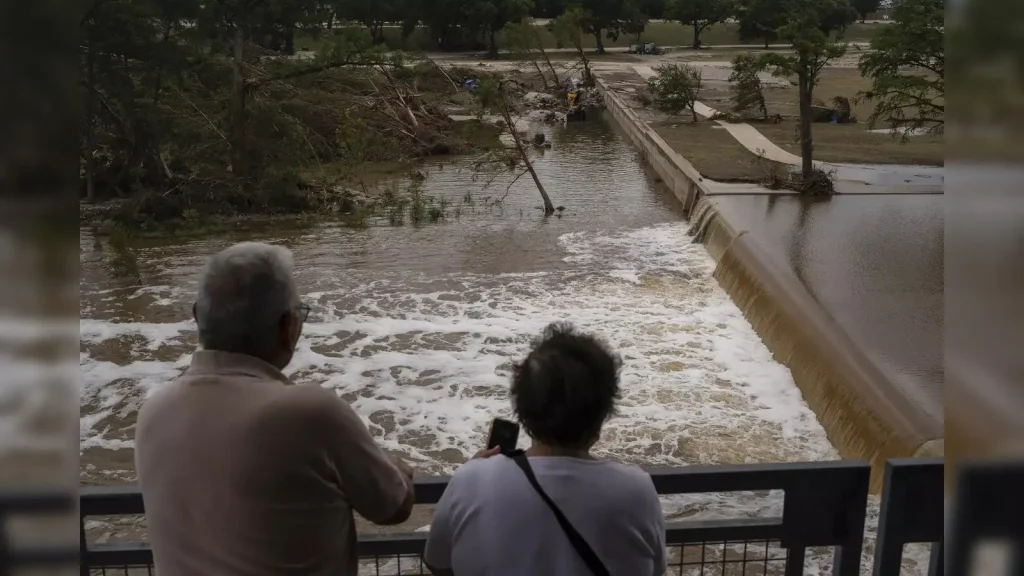 News report of Texas flood devastation